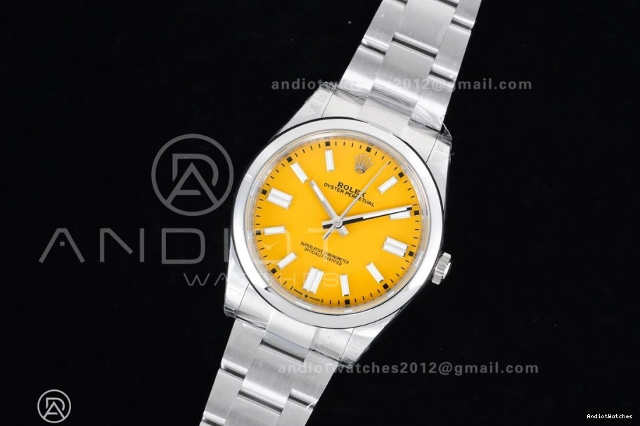 Contemporary Steel Oyster Best Dial 904L DD3230 Yellow VSF Perpetual Edition 41mm 953 124300 V 1:1 1107